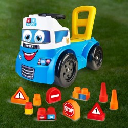 Feber Carro montable policía 3-en-1