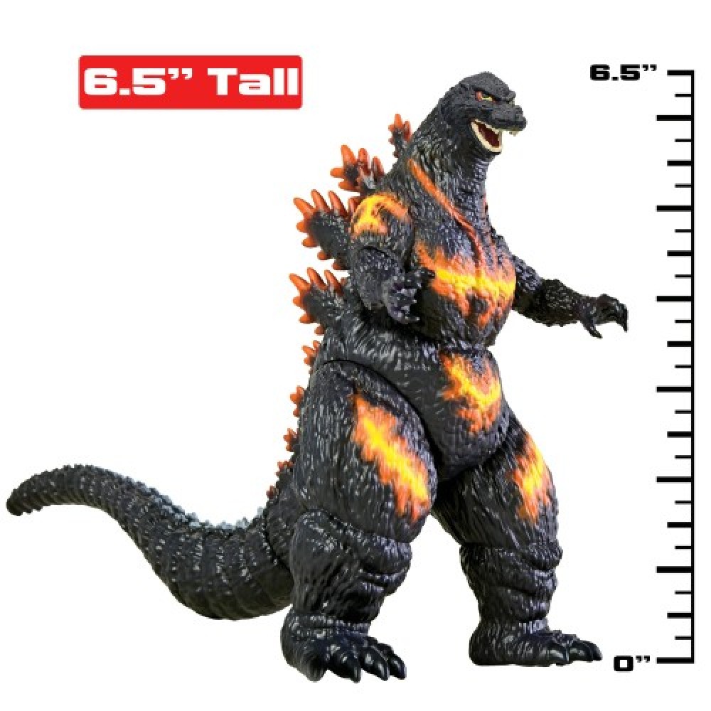 Figura de Godzilla en llamas 1995