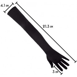 Set par de guantes largos Dama - Negro 
