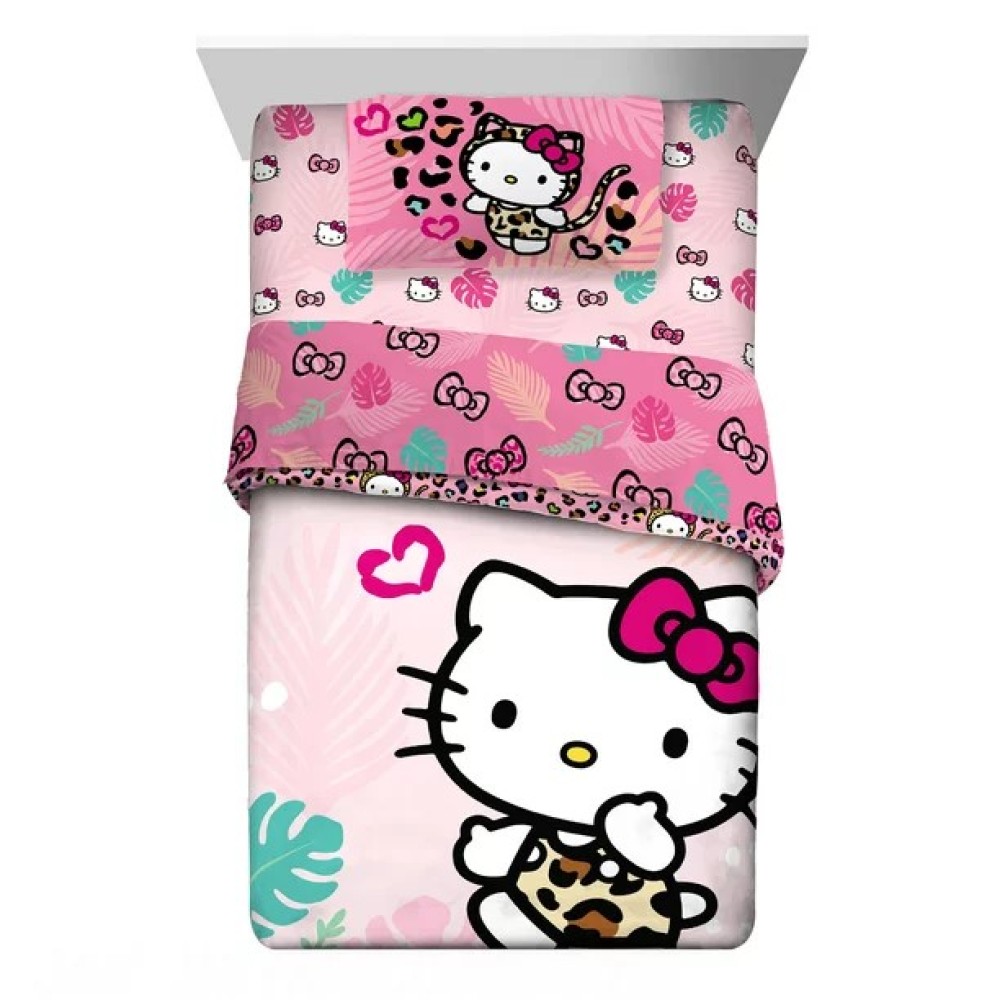 Hello Kitty juego de cama y edredón para niñas