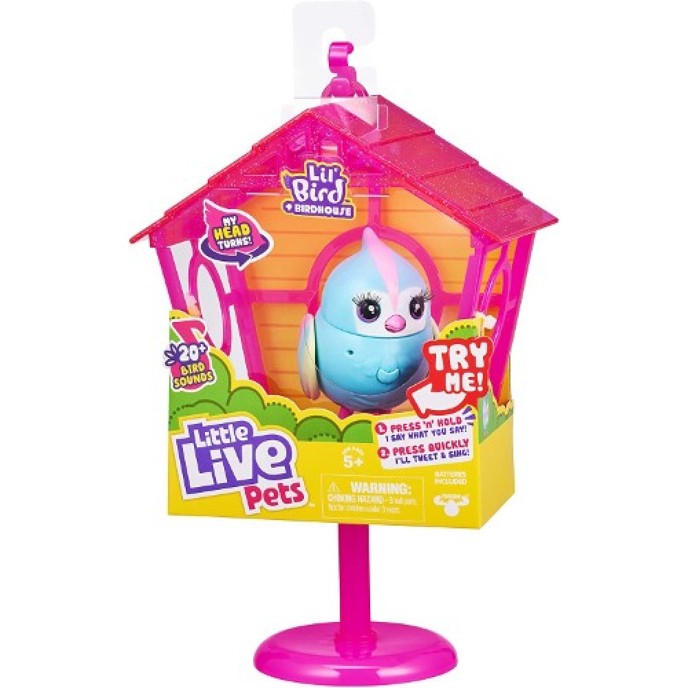 Pajarito con casa Little Liv Pets