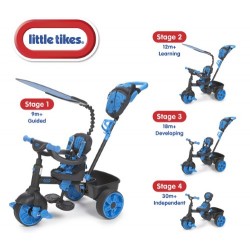 Little Tikes Triciclo 4-en-1 Edición de Lujo - Azul Little Tikes Triciclo 4-en-1 Edición de Lujo - Azul