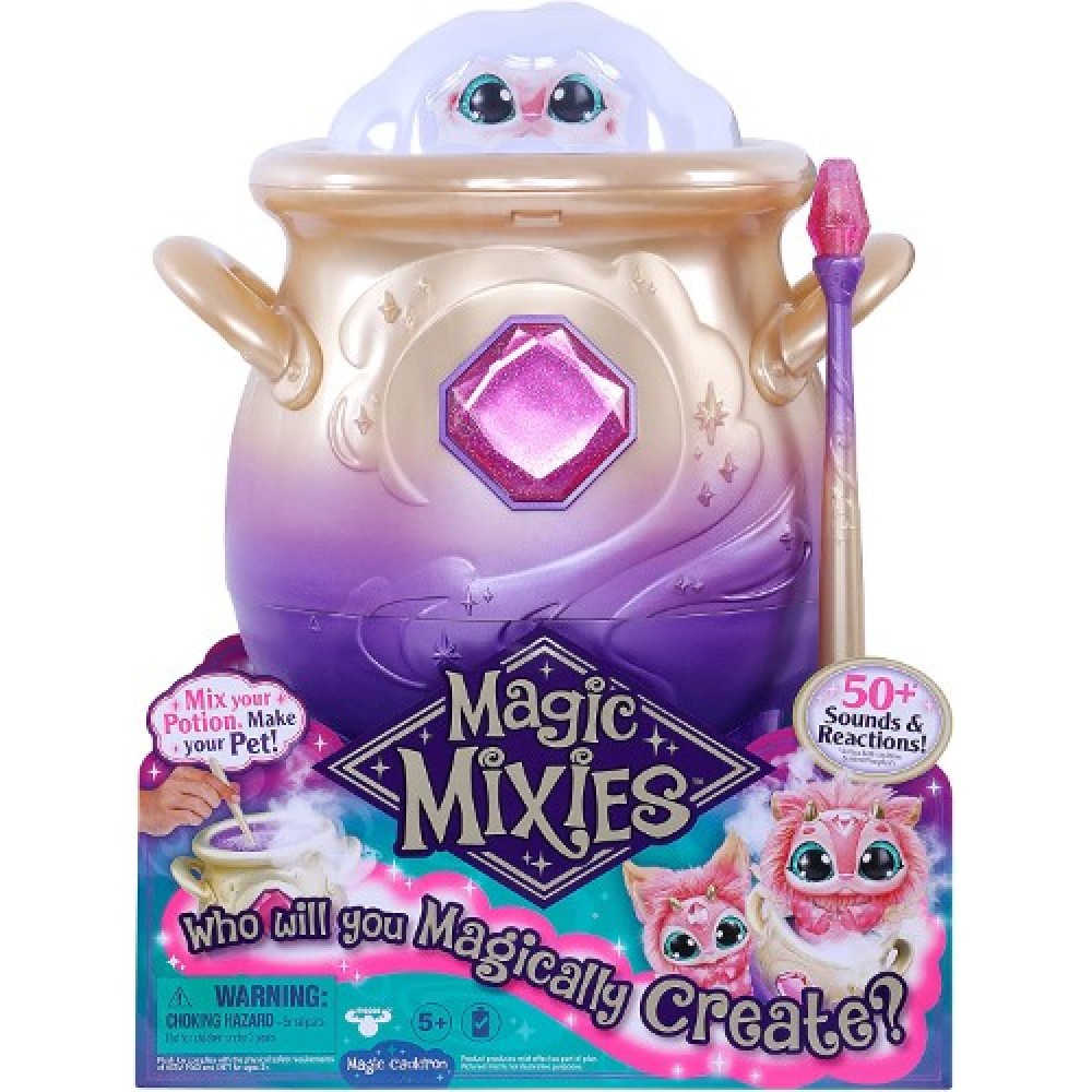 Magic Mixies peluche caldero mágico - Rosa