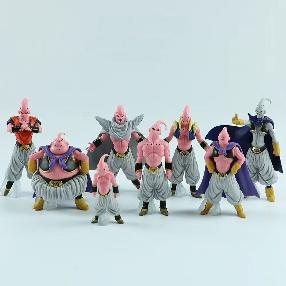 Dragon Ball 8 Figuras Transformaciones Majin Buu Boo