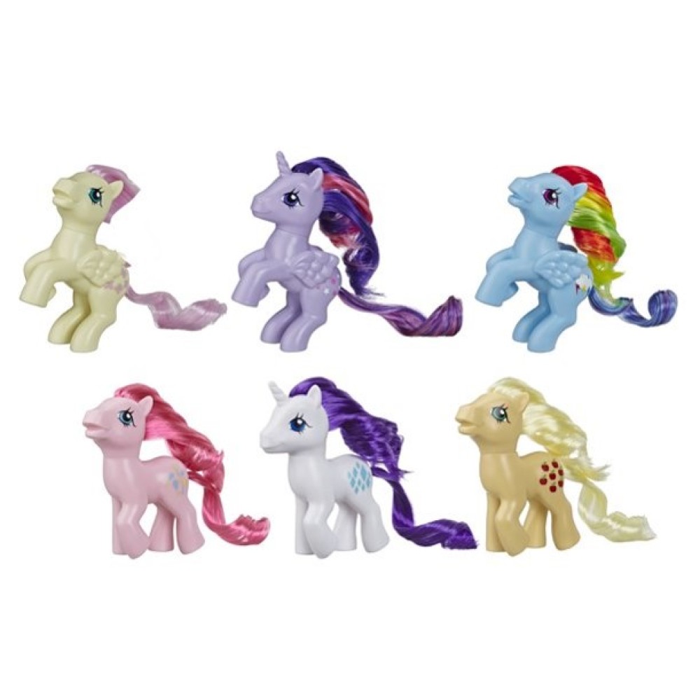 My Little Pony 6 amigas al estilo retro