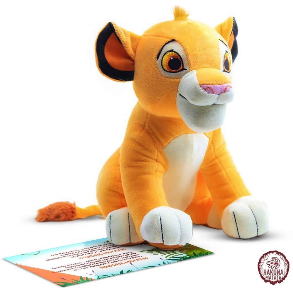 Peluche de Simba Rey León 26 cm