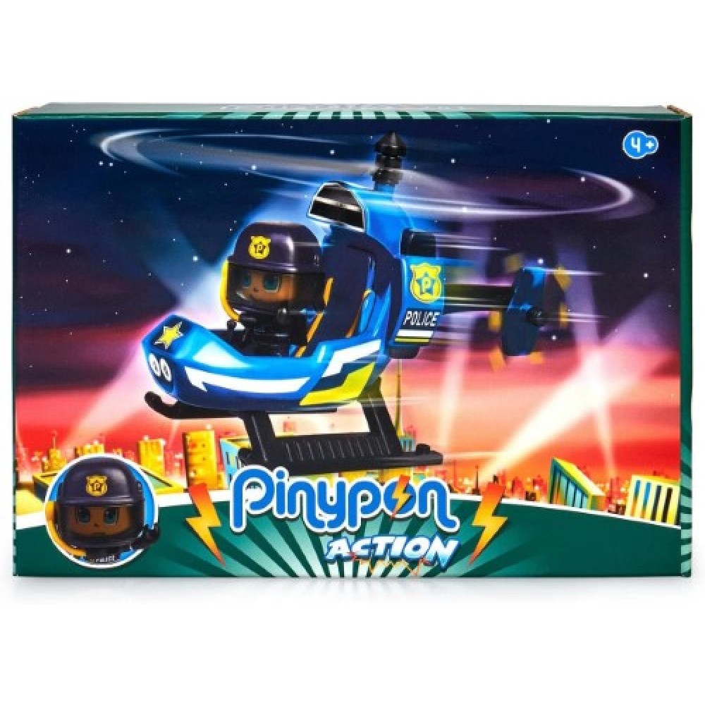 Pinypon Action mini helicóptero Policía 700017037