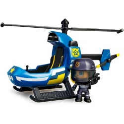Pinypon Action mini helicóptero Policía 700017037 Pinypon Action mini helicóptero Policía 700017037