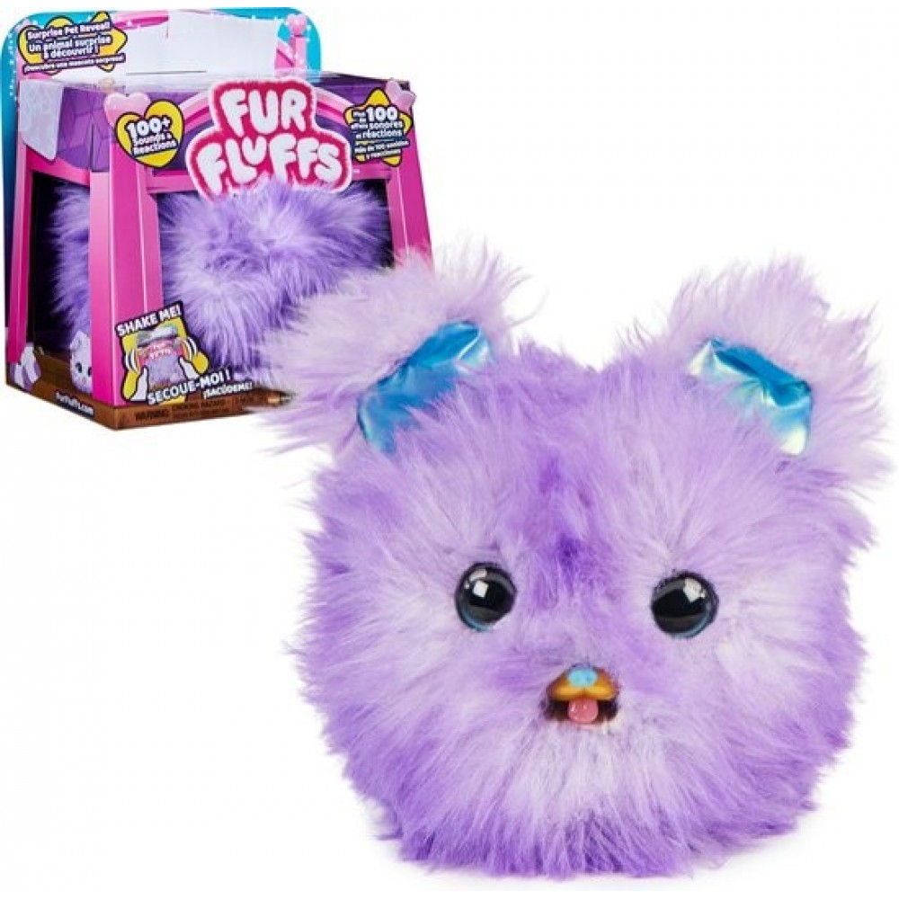 What the Fluff Pupper Fluff perrito violeta