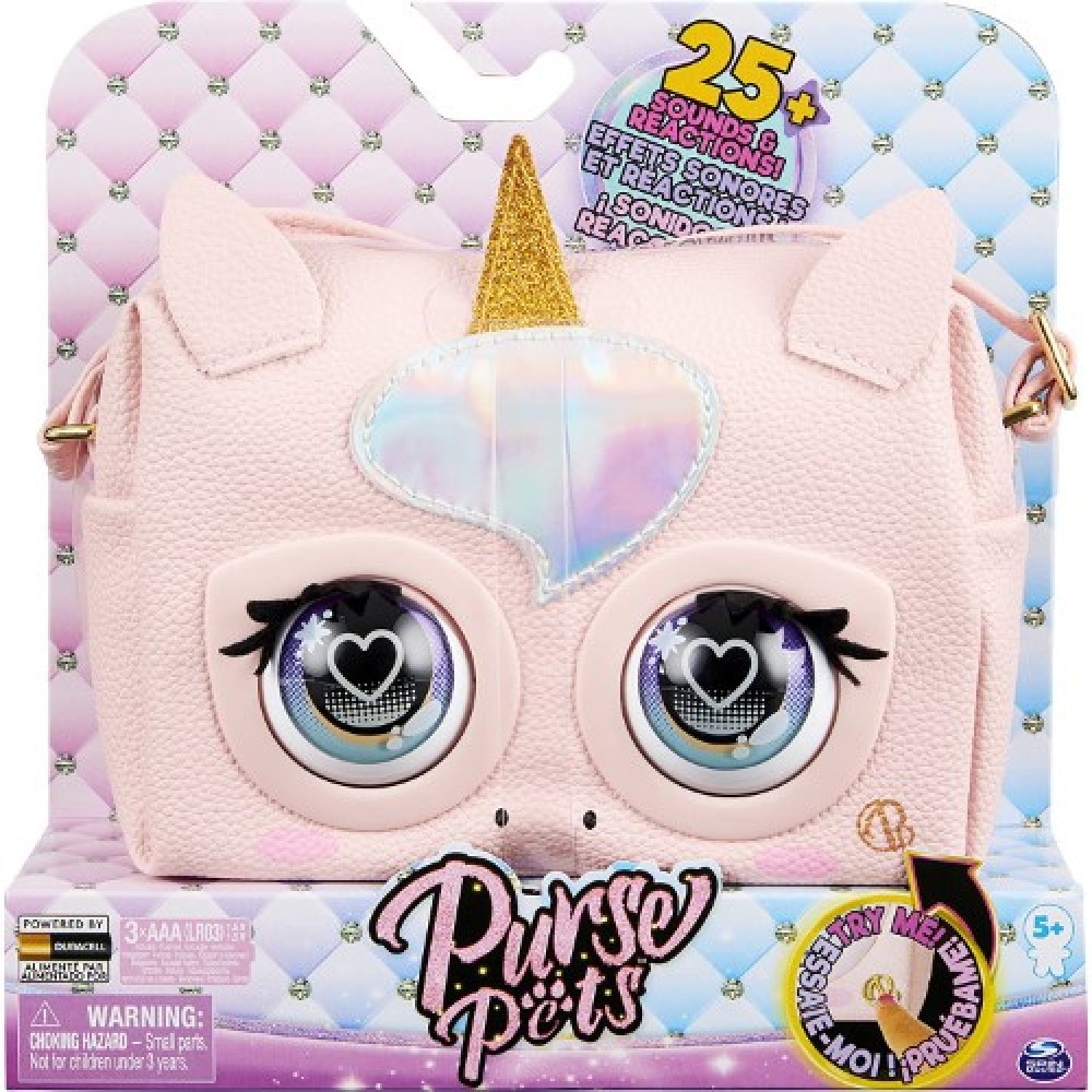 Purse Pets bolso interactivo - Glamicorn