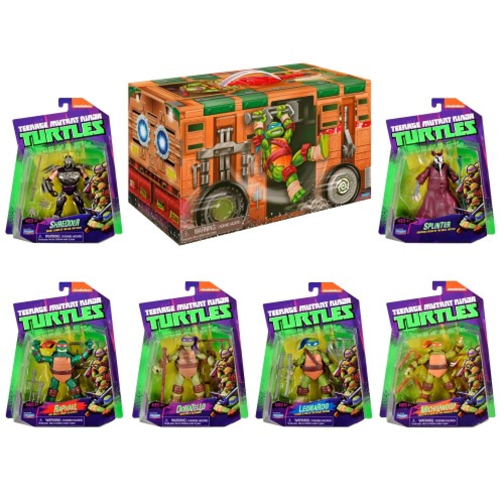 Tortugas Ninja Pack figuras 2012 Edición Especial