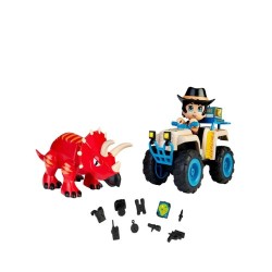 Pinypon Action cuatrimoto salvaje con dinosaurio