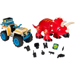 Pinypon Action cuatrimoto salvaje con dinosaurio