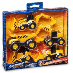 Set de 5 vehículos mini de construcción 