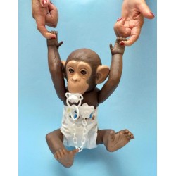 Muñeca bebé reborn Baby Chimp