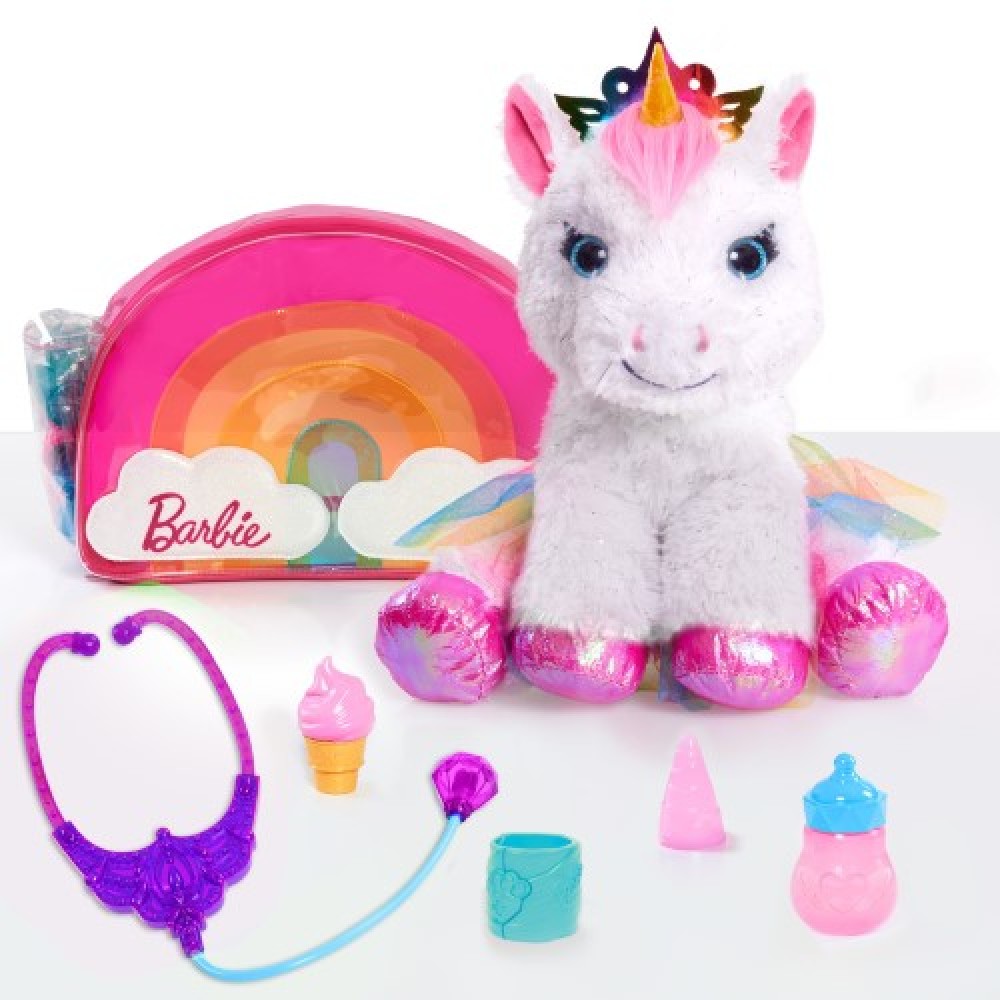 Barbie Set peluche unicornio