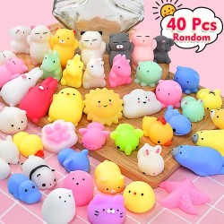 Bolsa con 40 juguetes Squishies para piñata 1 Bolsa con 40 juguetes Squishies para piñata 1