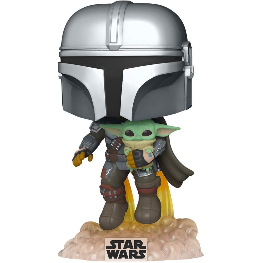 Funko Pop de Mandalorian con Baby Yoda 402 Funko Pop de Mandalorian con Baby Yoda 402