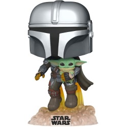 Funko Pop de Mandalorian con Baby Yoda 402 Funko Pop de Mandalorian con Baby Yoda 402