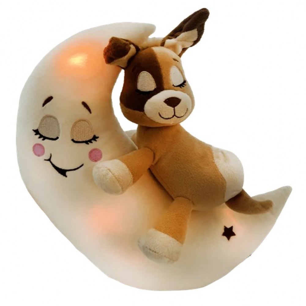 Lullabrites Moon Pets almohada perrito con luz