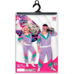 Disfraz sudadera unisex de los 80s - Aguamarina Disfraz sudadera unisex de los 80s - Aguamarina