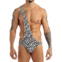 Traje de baño hombre estampado cebra Traje de baño hombre estampado cebra