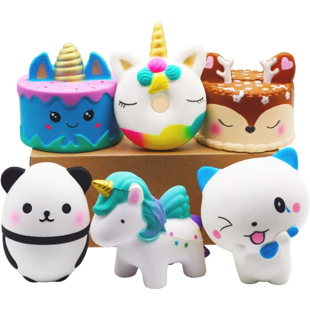 Squishies set Jumbo Kawaii 6 pcs