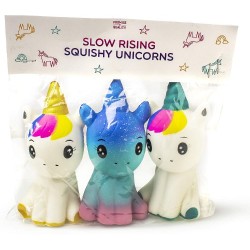 Squishies set unicornio 3 pcs