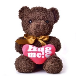 Oso de peluche clásico para regalar - Marrón