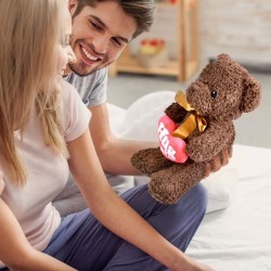 Oso de peluche clásico para regalar - Marrón
