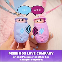 Peekimo peluche mini bbf portátil morado