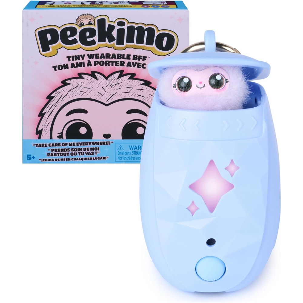 Peekimo peluche mini bbf portátil azul