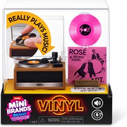 MINI BRANDS Really Works Mini Tocadiscos Serie 1 MINI BRANDS Really Works Mini Tocadiscos Serie 1
