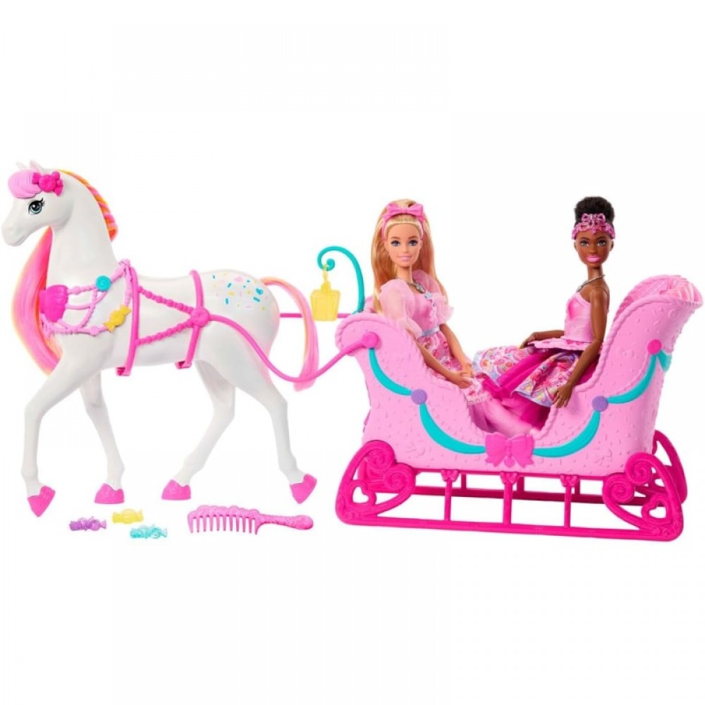 Barbie en el Cascanueces paseo por el Reino de los Dulces