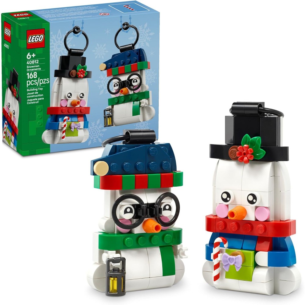 LEGO adornos de muñeco de nieve 40812