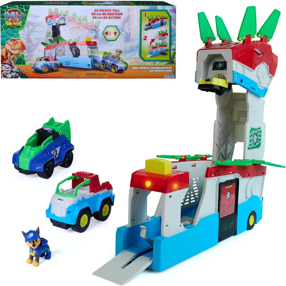Paw Patrol Cuartel general móvil dino