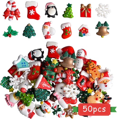 Pack 50 miniaturas navideñas decorativas - vista alternativa