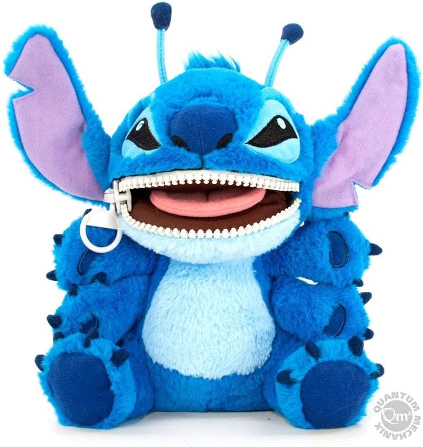 Stitch peluche con boca de cremallera