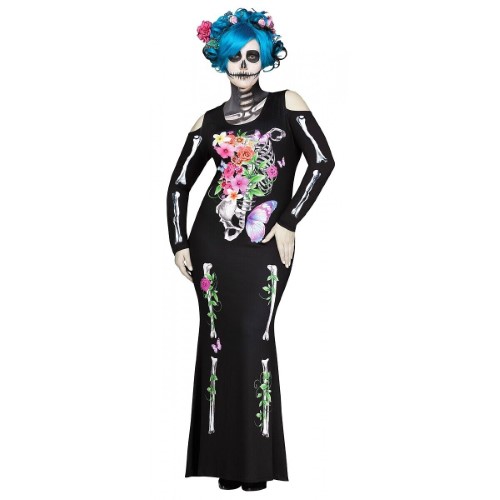 Catrina disfraz de fantasía Día de Muertos - imagen adicional