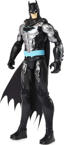 Muñeco de Batman DC Bat-Tech traje negro