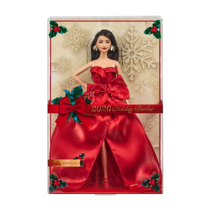 Barbie Signature muñeca 2026 Holiday asiática JJX73 - vista alternativa