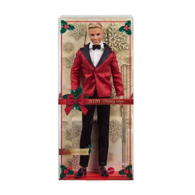 Barbie Signature muñeco Ken 2026 Holiday rubio JJX87 - vista alternativa