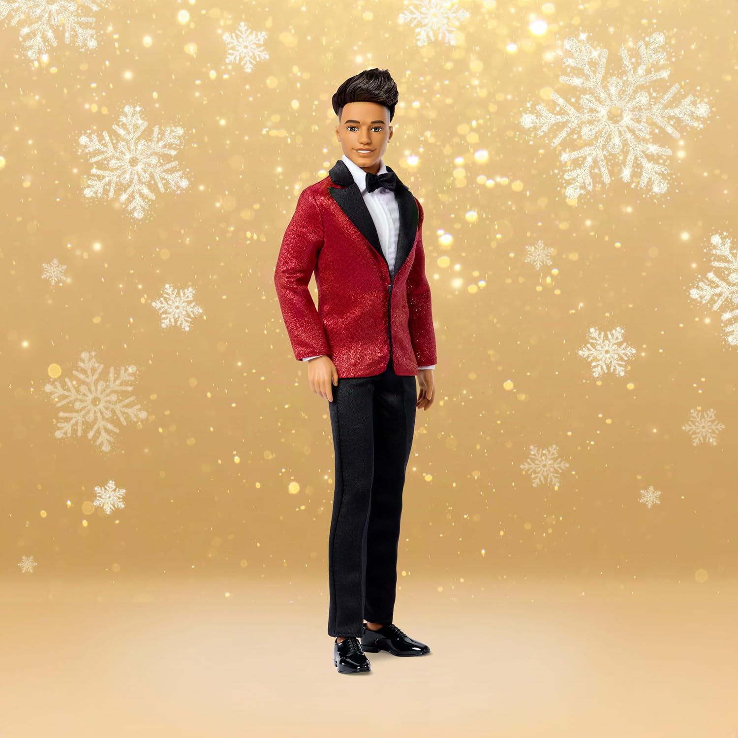 Barbie Signature muñeco Ken 2026 Holiday cabello negro JJX91