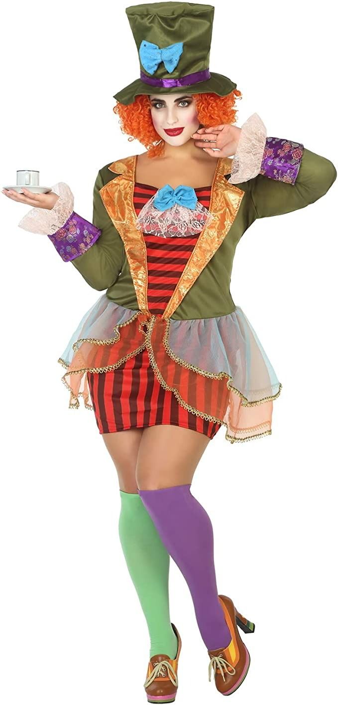 Disfraz Sombrerero Loco para mujer adulta
