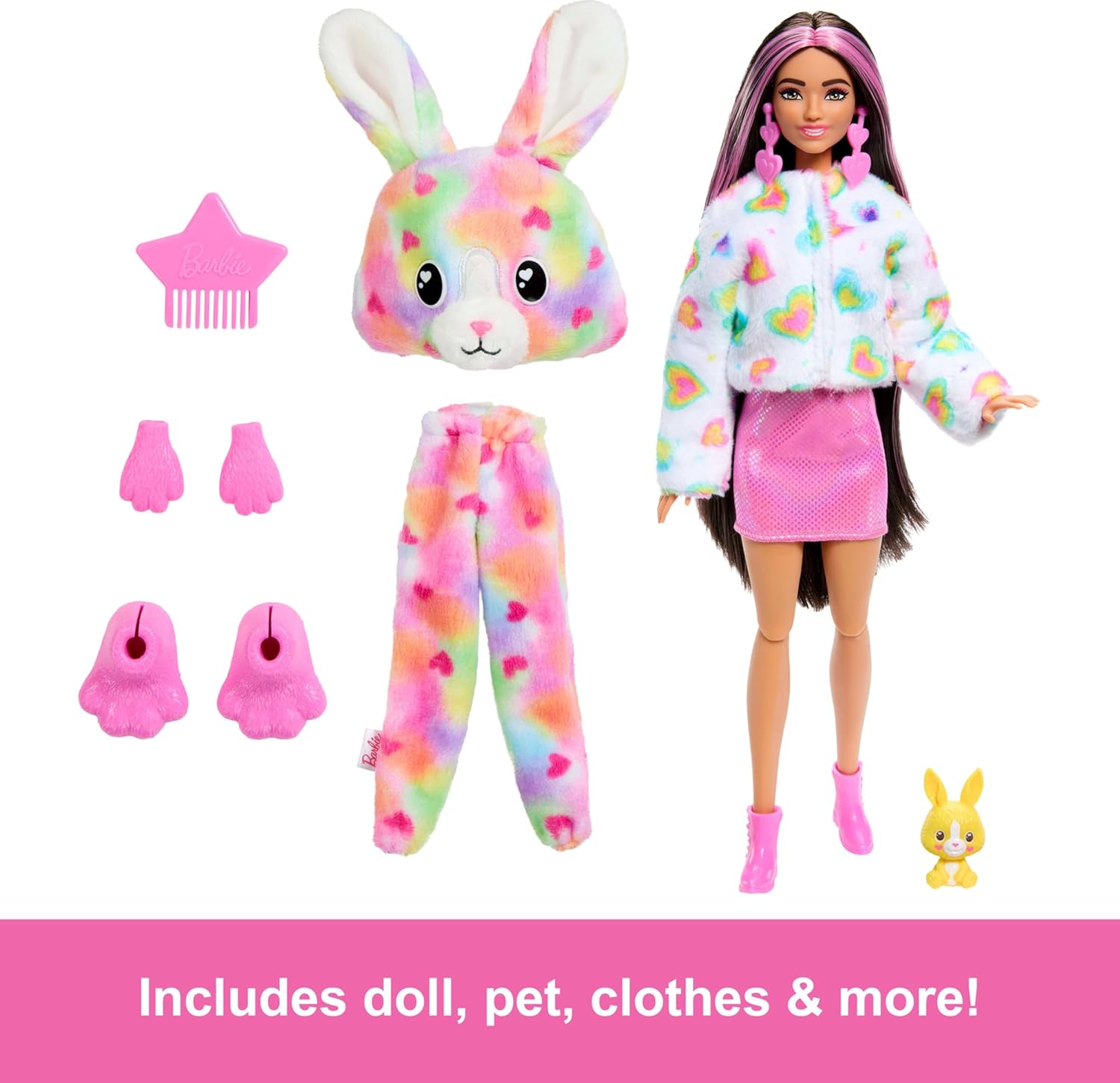 Barbie Cutie Reveal conejita multicolor HRK38 - vista alternativa