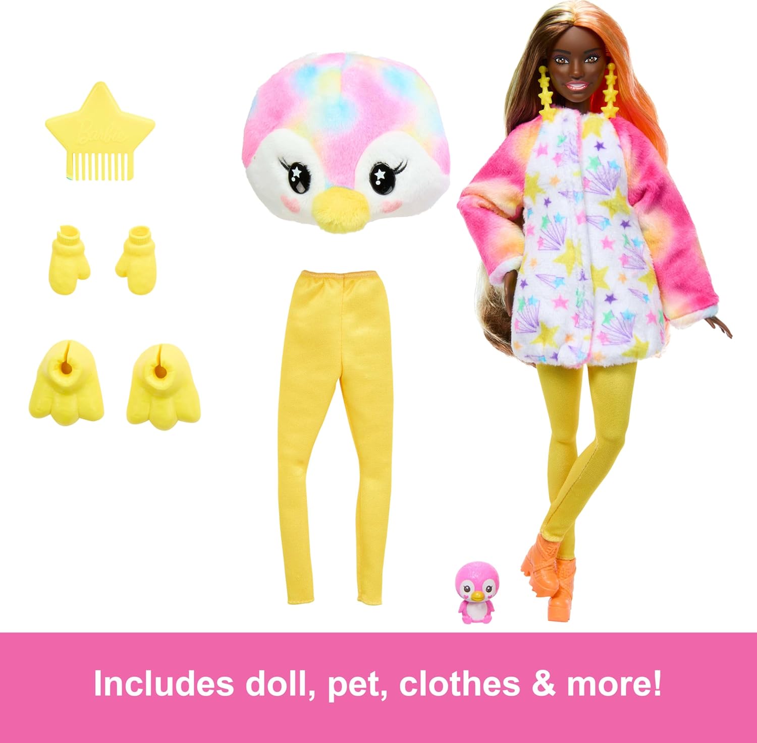 Barbie Cutie Reveal pingüino multicolor HRK40 - vista alternativa