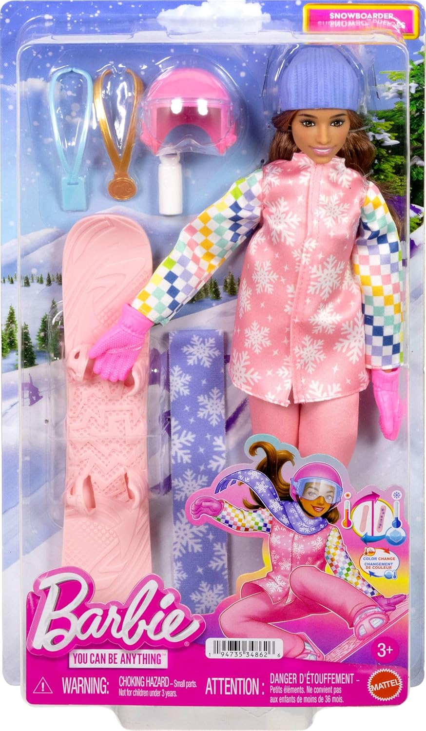 Barbie Profesiones esquiadora de snowboard JKF78 - vista alternativa