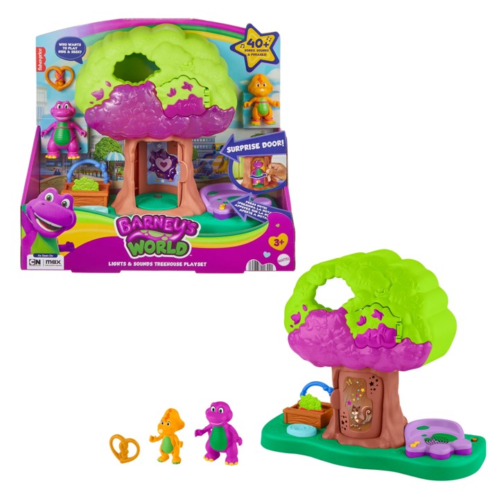 La Casita en el árbol de Barney Fisher-Price