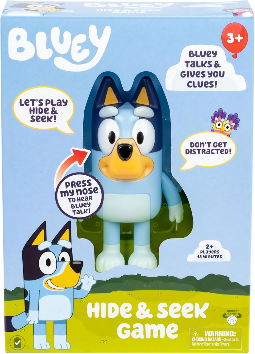 Muñeco de Bluey juega a las escondidas versión # 1