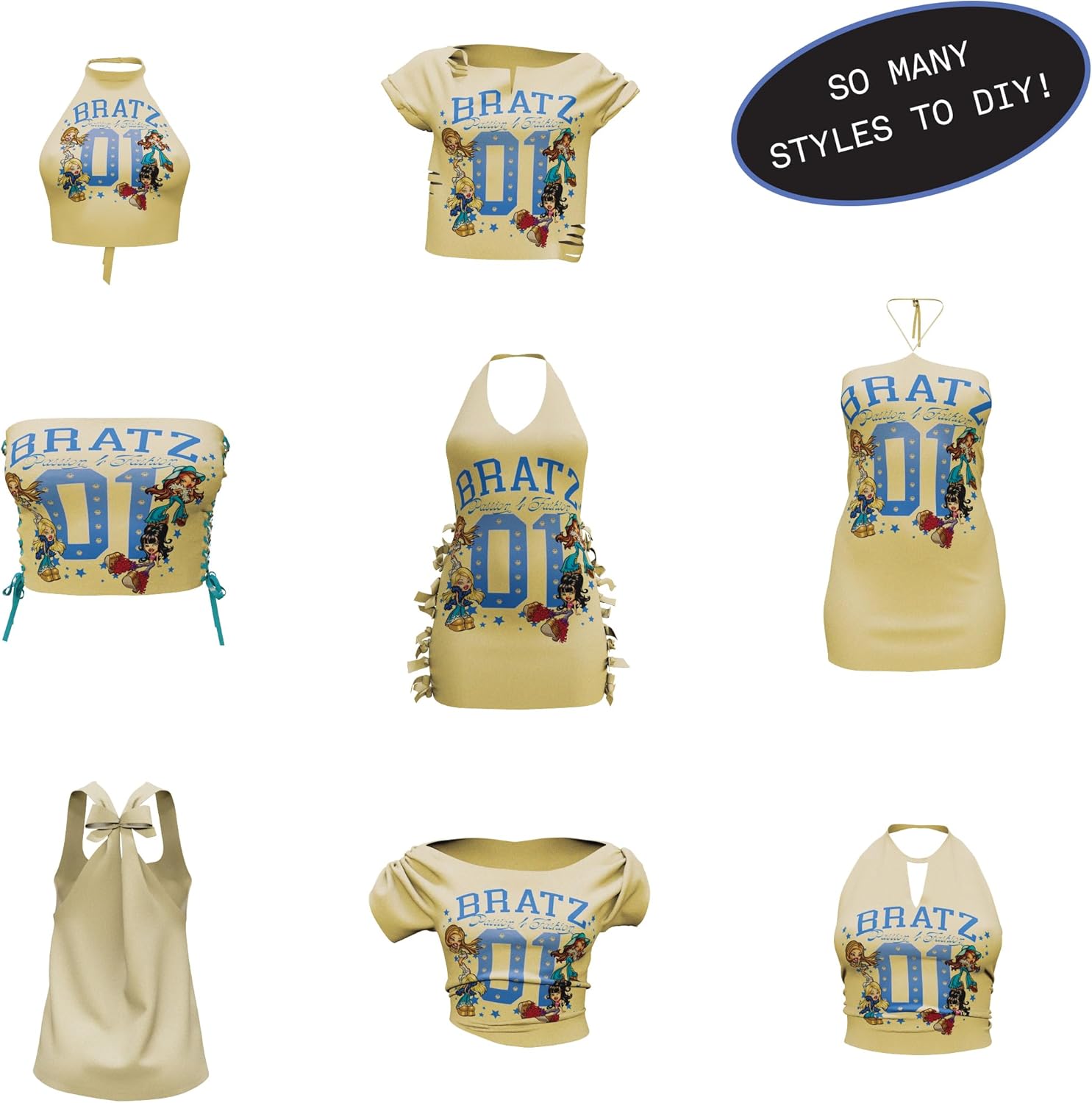 BRATZ Stylin' Sasha muñeca con camiseta extra-grande - imagen adicional